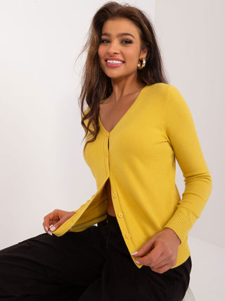 Sweter-PM-SW-B137.33X-żółty