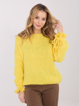 Sweter-MI-SW-1512.28-żółty